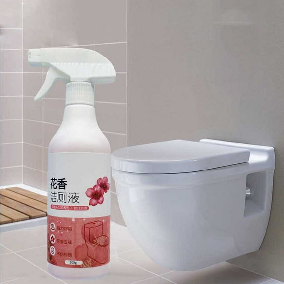 WKSCLPAI Toilet Bowl Cleaner Liquid, Floral Scent Descaling and Stain Remover for Bathroom, Strong Toilet Cleaning Solution, 16.9 fl oz