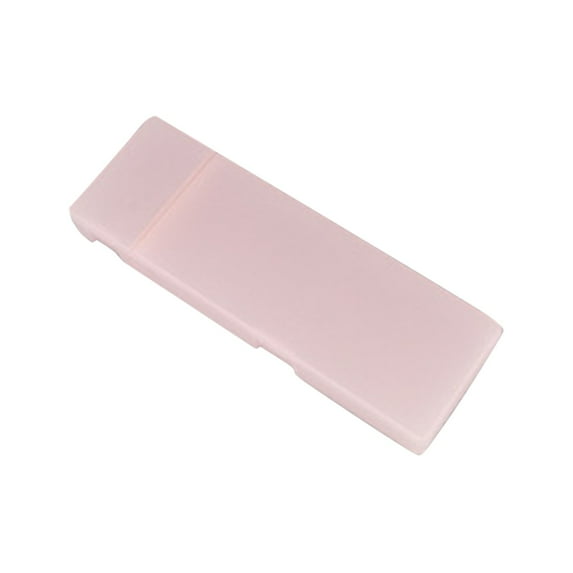 WKSCLPAI Translucent Frosted Pencil Box, High-quality Plastic Stationery Box with Indepent Compartments, Multi-use Pencil Boxes(Pink,S,8.3" x 2.8")