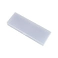 thumbnail image 1 of WKSCLPAI Translucent Frosted Pencil Box, High-quality Plastic Stationery Box with Indepent Compartments, Multi-use Pencil Boxes(White,S,7.7" x 2.6"), 1 of 2