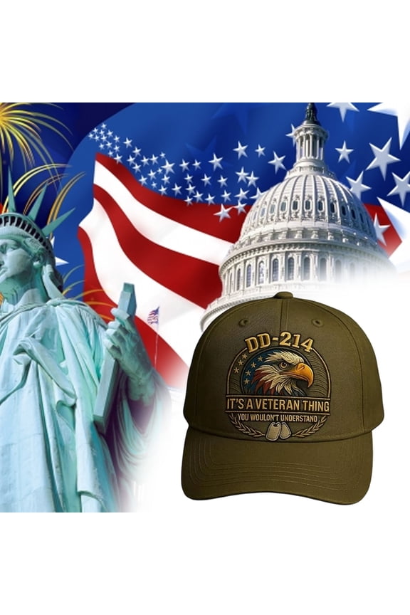 USA 250th Anniversary Hat, Veteran Tribute Baseball Cap - American Flag Eagle Adjustable Dad Hat for Men Women