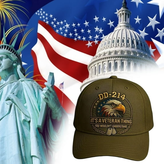 WKSCLPAI USA 250th Anniversary Hat, Veteran Tribute Baseball Cap - American Flag Eagle Adjustable Dad Hat for Men Women