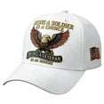 thumbnail image 1 of WKSCLPAI Veteran Tribute Hat, Bald Eagle Pattern Baseball Cap, "Being A Soldier Is A Choice" Patriotic Adjustable Hat for Veterans Day, Commemorative Significance Gift for Veterans, 1 of 6