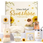 WKTRSM 30th Birthday Gifts for Women, Relaxing Spa Gift Box Basket, Happy 30 Year Old Birthday Pamper Self Care Gifts Set for Her Mom Sister Best Friend Wife, Unique Happy Birthday Present