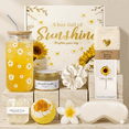 thumbnail image 1 of WKTRSM Sunflower Gift Basket for Women, Self Care Spa Package, Birthday Mother's Day Thank You Get Well Sympathy Gift for Mom Wife Sister Friend, 1 of 7