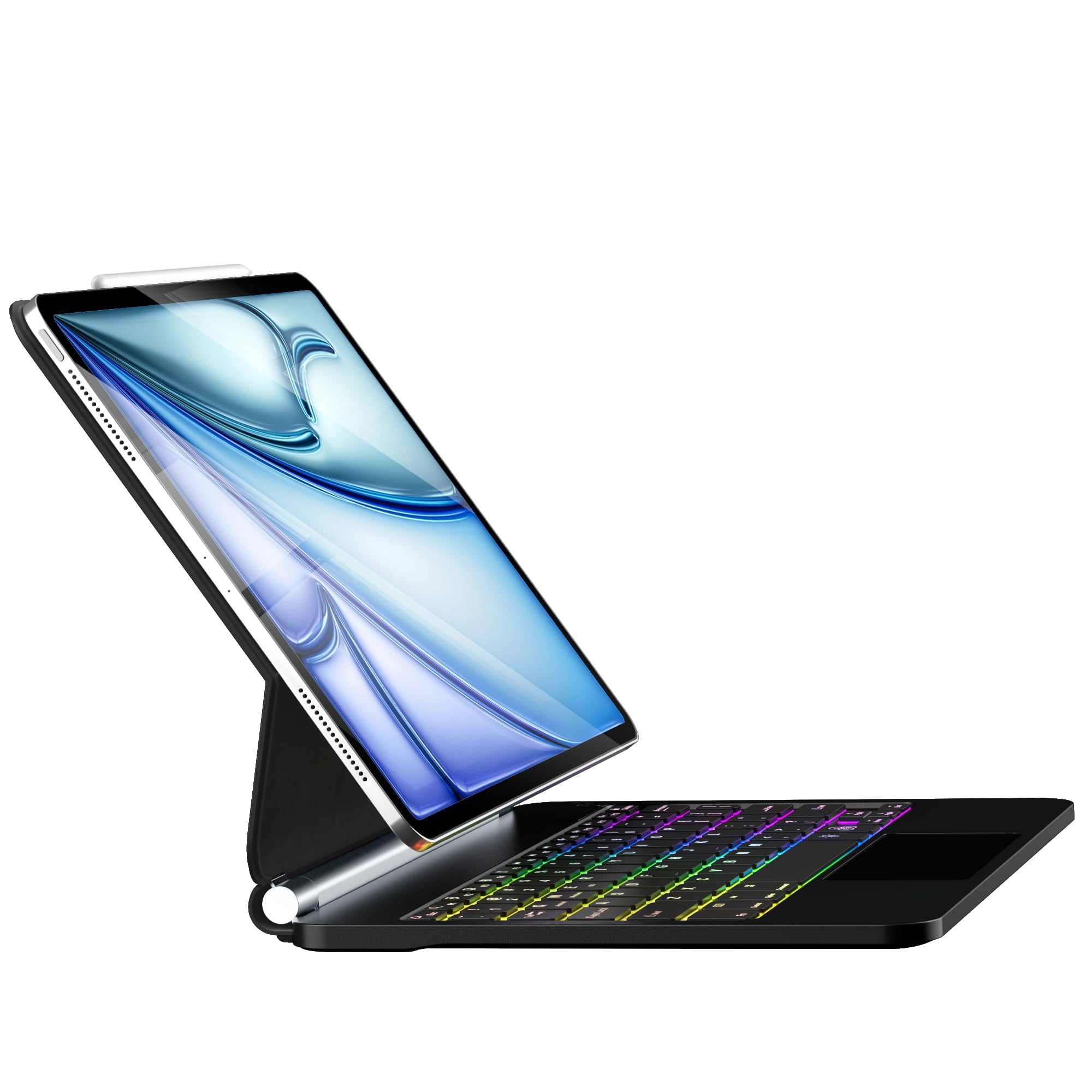 WKZZ Keyboard Case for iPad Air 13 inch (M2, 2024),iPad Pro 12.9 inch