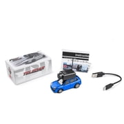 WL 1/64 FPV Mini RC Car, APP-Controlled Fully Proportional with Wi-Fi Module and 3-Speed Modes RTR Version/Blue