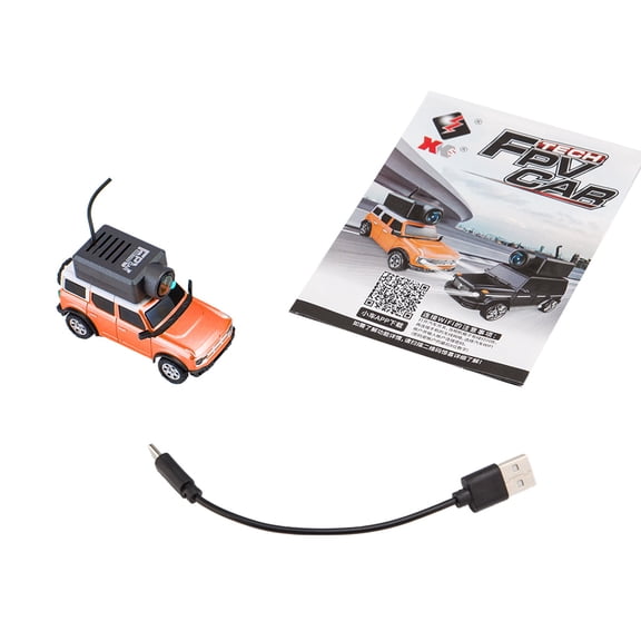 WL 1/64 Scale Full Proportional FPV Mini RC Car with Gyro & Led Lights, APP Auto-Pairing, WiFi Module Control, Camera, Adjustable 3-Speed Modes for Indoor and Outdoor Play, Gift for Adults (RTR)