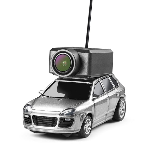 WL 1/64 Scale Mini RC Drift Car, Remote Control Vehicle with 720P Real-Time Camera, 3-Speed Modes and LED Lights, Outdoor/Indoor Racing, Gift for Adult Enthusiasts (RTR Version/Grey)