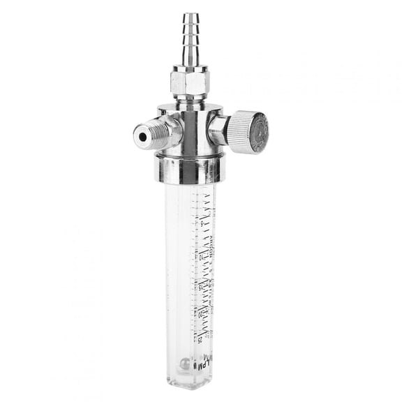 WL-12 Copper Chromeplated Flowmeter - 1-25 m/h Measuring Range, NPT1/4 Inlet, Accurate Liquid Flow Measurement Instrument for Industrial Testing