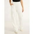 thumbnail image 1 of Free Assembly Women's and Women's Plus Wide Leg Knit Cargo Pants, 30” Inseam, Sizes XS-4X, 1 of 6