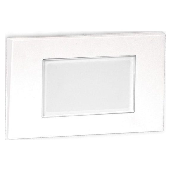 WL-LED130F-C-WT-WAC Lighting-277V 3.5W 1 LED Diffused Step/Wall Light in Contemporary Style-5 Inches Wide by 3.13 Inches High-White Finish