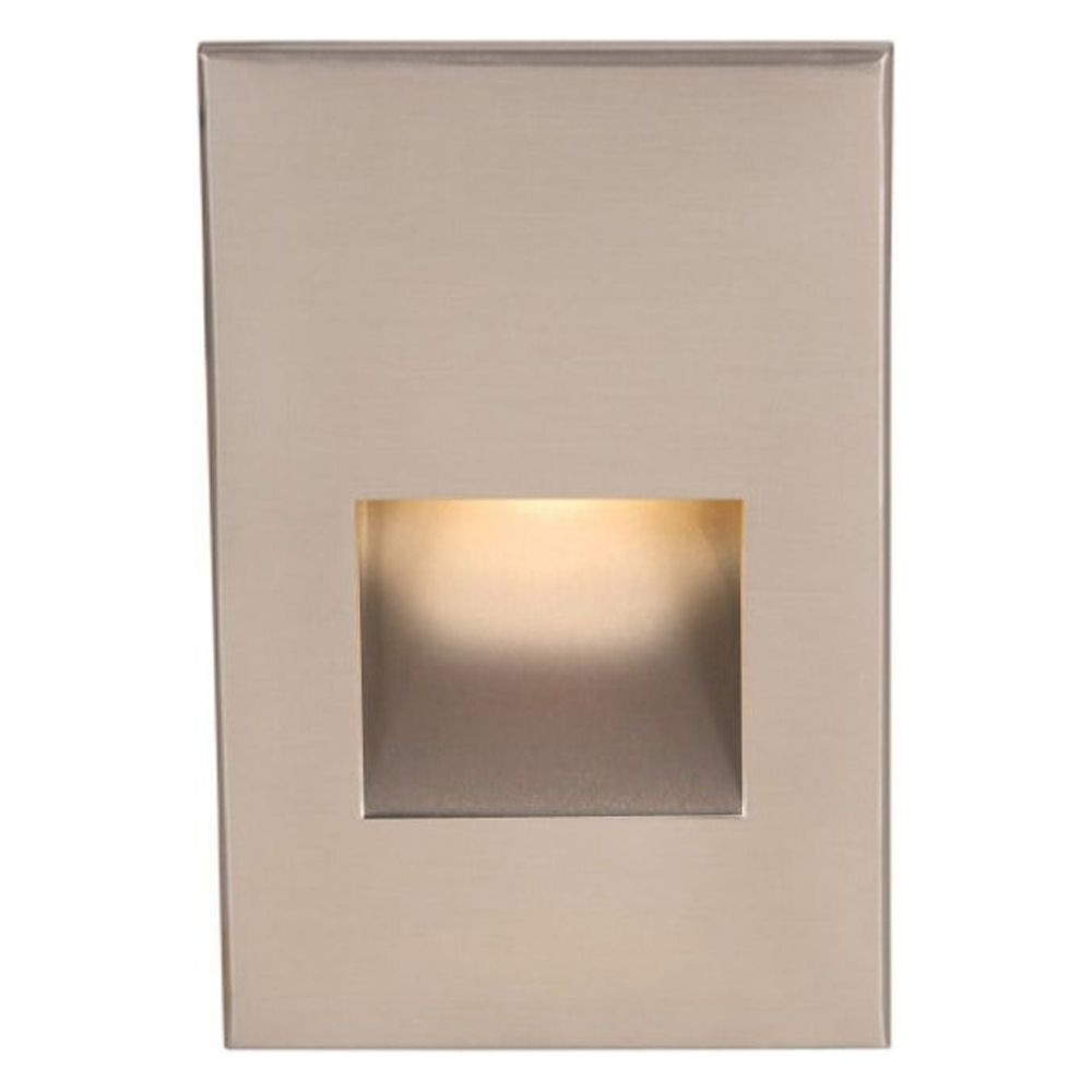 WL-LED200F-AM-BN-WAC Lighting-LEDme-277V 3.9W Amber 1 LED Vertical Step/Wall Light in Contemporary Style-3 Inches Wide by 5 Inches High-Brushed Nickel - image 1 of 2