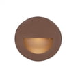 thumbnail image 1 of WL-LED300-C-BZ-WAC Lighting-LEDme-2.9W 1 LED Circular Scoop Step Light-3.5 Inches Wide by 3.25 Inches High-Bronze Finish, 1 of 2