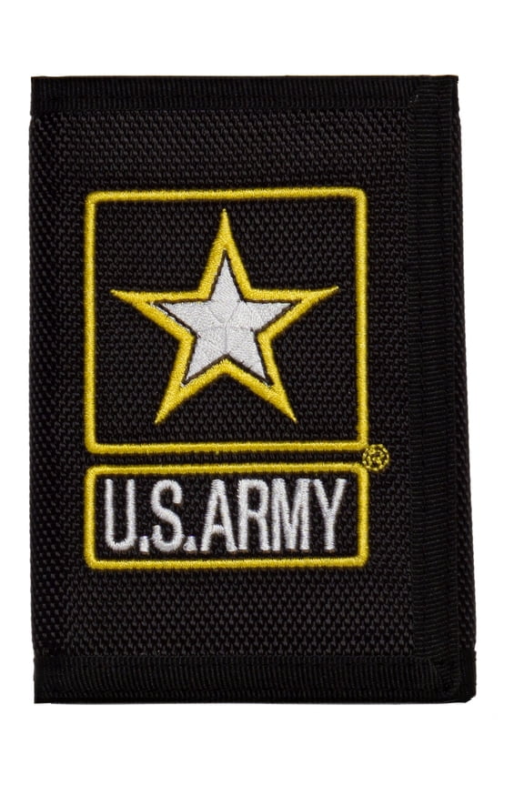 WL0008 NYLON WALLET WITH ARMY LOGO PATCH