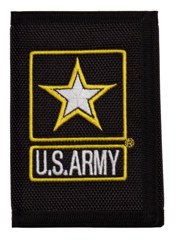 WL0008 NYLON WALLET WITH ARMY LOGO PATCH