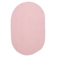 thumbnail image 1 of 9' Pink Round Braided Area Throw Rug, 1 of 2