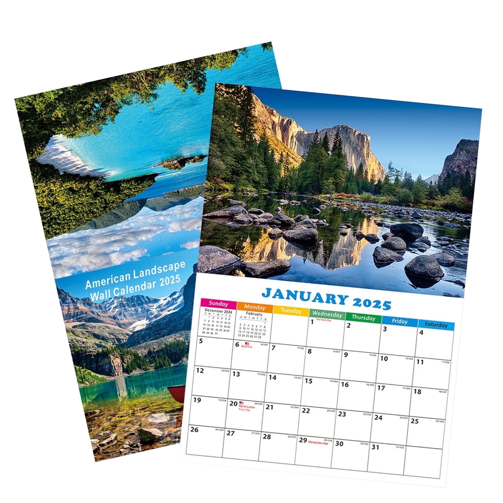 RnemiTe-amo 2025 Wall Calendar Nationals Parks Wal