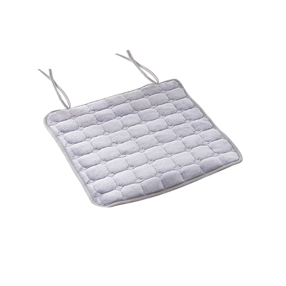 WLAGOOD Comfortable Flannel Seat Cushion Non-Slip Bottom Machine Washable Chair Pad for office Workers Drivers Dining Chairs Home Youngsters Seating Use