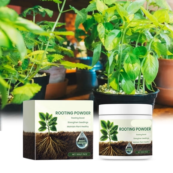 WLAGOOD Garden Plant Rooting Powder Growth Booster,Natural Nutrient Powder Optimizes Soil Condition Resist Pests for Seedling Daily Plant Maintenance