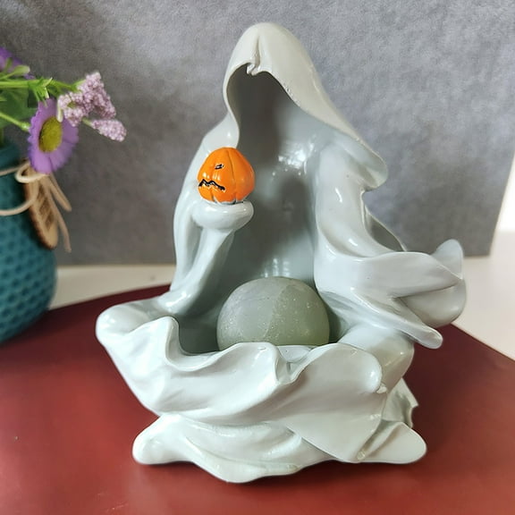 WLAGOOD Ghost Neon Lights Halloween Decorations, LED Signs Spooky Shape Neon Signs Night Lights for Gothic, Home, Wall Party Christmas Decor-Ghost with Holder Base