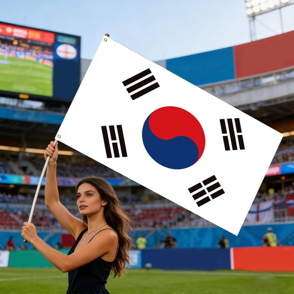 WLAGOOD Large Football Fan Celebration Flag,35.4×59.1 Inch Clear Vivid Print Wear Resistant Decor,Lightweight Handheld Design for Match Viewing,Bar Atmosphere,Sports Parties and Stadium Cheering