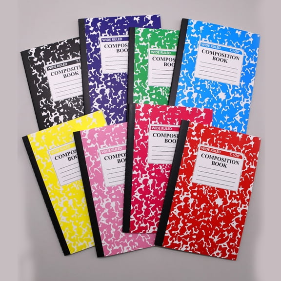 WLAGOOD Patterned Cover A5 Sewing Notebook 5.5×8.2in 60 Pages Wide Ruled Lined Paper Built-in Schedule & Reference Charts for office Work Diary and Journaling