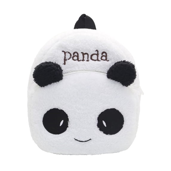 WLAGOOD Plush Backpack with Soft Foam,Lightweight Cartoon Print Storage Bag for Travel and Daily Use