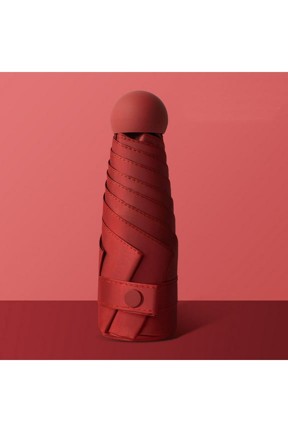 Travel Mini Umbrella for Purse Small Compact UV Umbrella Protection Sun-Lightweight Tiny Pocket Umbrella for Women, Very Suitable For Travel, Portable Sunshade Umbrella