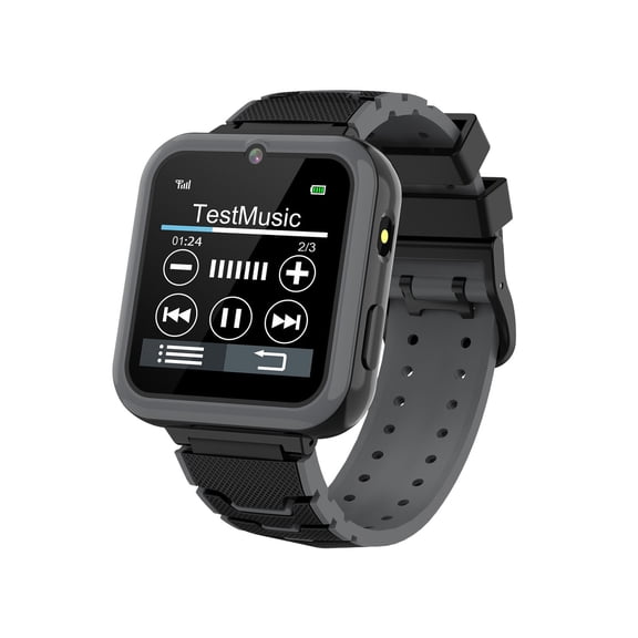 WLAGOOD Youngsters Game Smart Watch 1.8in HD Screen Two-Way Call Voice Chat Parental Control Emergency Call Flashlight Music Player Habit Reminder Waterproof 400mAh Smart Watch