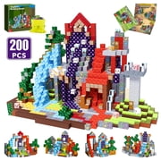 WLBES 200PCS Magnetic Blocks Cubes, Magnet Building Stacking Blocks, STEM Educational Magnet Toys for Boys Girls Age 3+, Ideal Birthday Holiday Gift for Kids