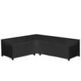 WLEAFJ Patio LShaped Sectional OIF8 Sofa Cover Waterproof, Heavy Duty