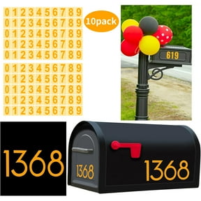 Reflective Numbers Stickers