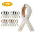thumbnail image 1 of WLGJL Clothes Clips, Khaki & Blue, 10 Count, 10 Pack, 1 of 5