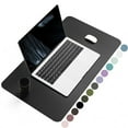 thumbnail image 1 of WLGJL Non-Slip Leather Desk Pad, Waterproof Laptop Computer Desk Keyboard Mat, Table Protector Blotter Mat, Large Mouse Pad for Office/Work/Home/Decor(Black, 23.6" x 13.7"), 1 of 5