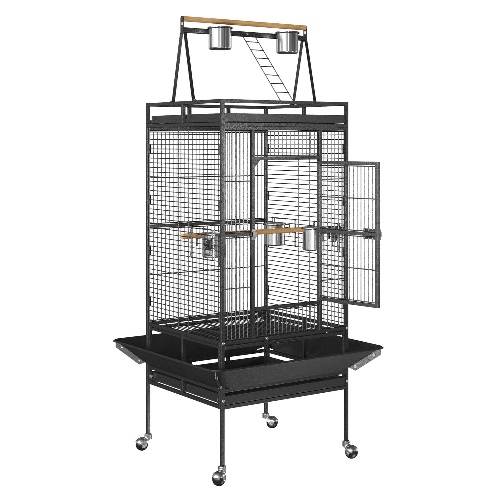 A closer look at Parrot Cages With Heavy Duty And Bird Safe Frames