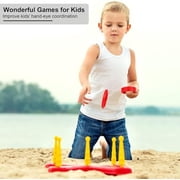 WLIKKS 60 Pack Ring Toss Rings Plastic Carnival Rings 2.1 Inch for Carnival Party Favors Bottles Sport Ring Toss Game Fun Target Toys, Red