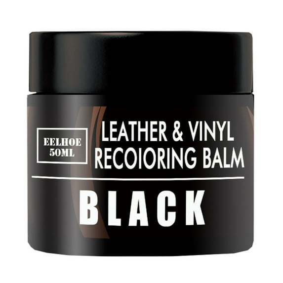 WLIZJ Under $10 Leather Dyeing Paste, Leather Recoloring Balm Leather Restorer for Couches Car Seat Care (Black), Household Goods Clearance!