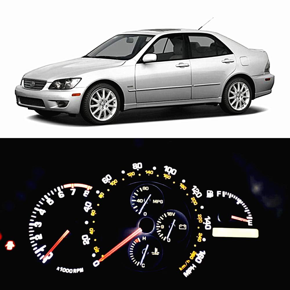 WLJH Bright White Dash SE33 Instrument Panel Gauge Cluster Led Light