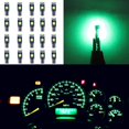 Led Design Plan WLJH Green T5 74 LED Instrument Cluster Bulbs, Lens Design, 20-Pack ...