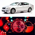 WLJH Red LED Dash Cluster Bulb Kit Lexus IS300 2001-2005, 25 Pack ...