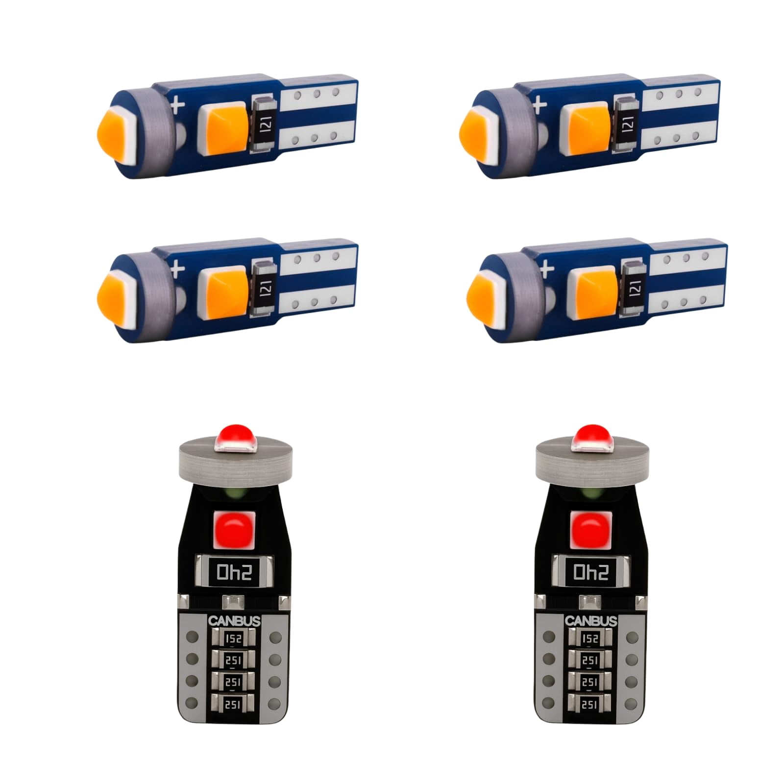 WLJH Yellow LED Instrument Cluster Bulb Kit Lexus IS300 2001-2005, 25 ...