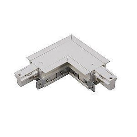 WLLC-PT-WAC Lighting-Accessory - W Track Left T Connecter-Platinum Finish