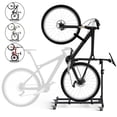 thumbnail image 1 of HaiNova Adjustable Height Vertical Bike Stand, Freestanding Bike Rack with Wheels for Garage & Apartment, Safe & Secure, for Wheels Sizes up to 29”, 1 of 10
