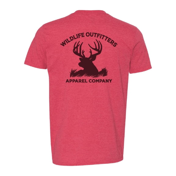 Wildlife Outfitters Men's WLOA Buck Logo Short Sleeve T-Shirt