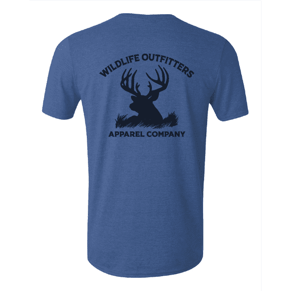 Wildlife Outfitters Men's WLOA Buck Logo Short Sleeve T-Shirt