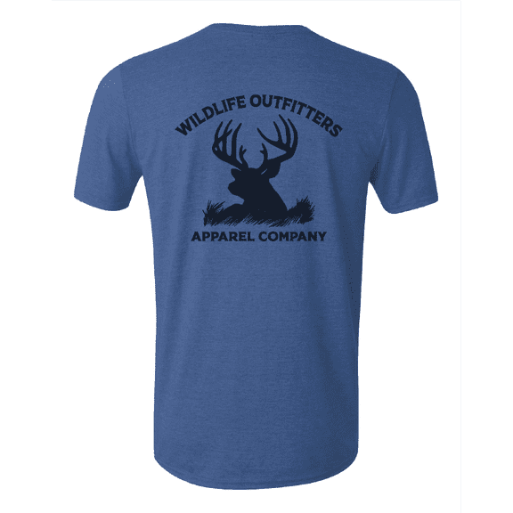 Wildlife Outfitters Men's WLOA Buck Logo Short Sleeve T-Shirt