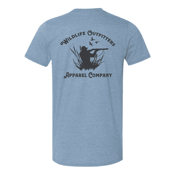 Wildlife Outfitters Men's WLOA Duck Marsh Logo Short Sleeve T-Shirt
