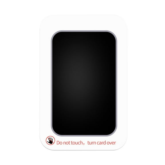 WLOELOEW Black Childrens Wash-Free Printing Mud Pad Non-Toxic Hand Printing Stamp Art Supply For Kids Safe Craft Activity Black