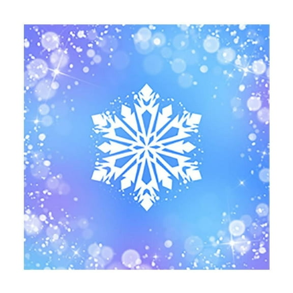 WLOELOEW Paper Napkins Thanksgiving Theme Blue Snowflake Disposable Tableware Set 20 Pack For Party Dinner Decorative Paper Towels C