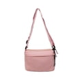 thumbnail image 1 of WLOELOEW Small Square Shoulder Bag For Women Lightweight Casual Messenger Bag Crossbody Purse In Pink Color Cloth Material Pink, 1 of 6